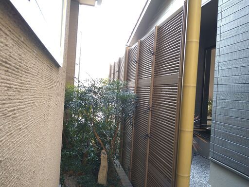 目隠しフェンス　竹垣　和風