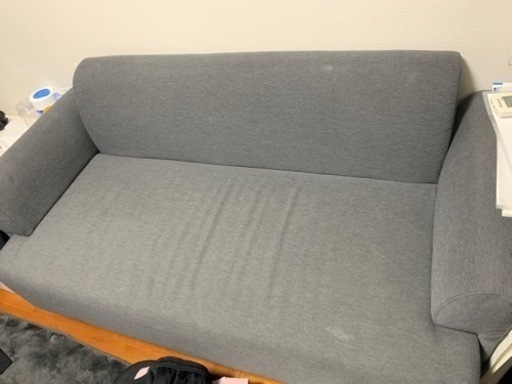 ikeaイケアソファーグレー
