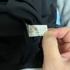 シャツワンピース 黒の画像