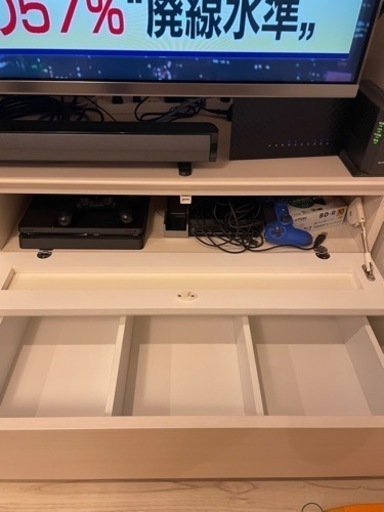 美品　テレビボード　ハイタイプ