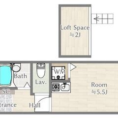 ⭐️10万円入居可💁ＪＲ山手線/新宿駅歩17分✨東京都新宿区北新宿 - 新宿区
