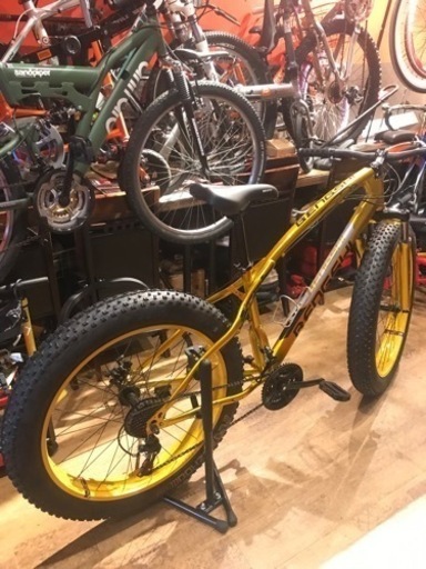 (値下げ)　新品未使用　軽い　ファットバイク？ビーチクルーザー？26インチ