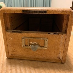 レトロな箱の画像