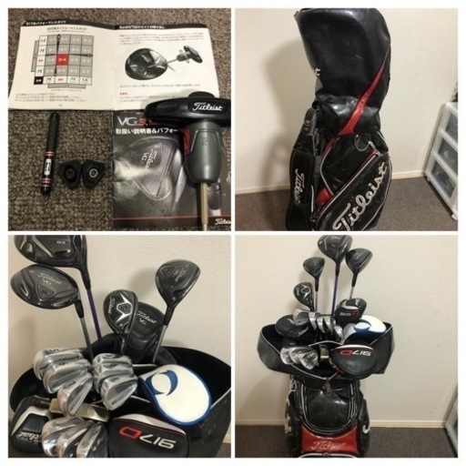 値下げ　タイトリスト  豪華メンズゴルフ　クラブ　14本　テーラメイド　キャロウェイ