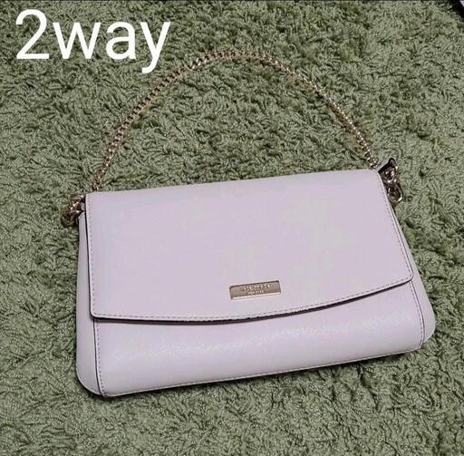 kate spade　2wayショルダーバック　ピンクベージュ