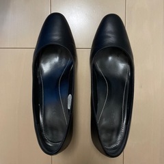 パンプス 就活用　5cm 24cm les mues 4e