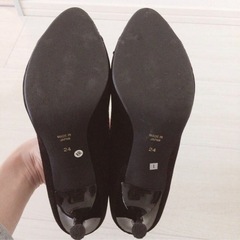 最終価格リボンパンプス　サンダルの画像