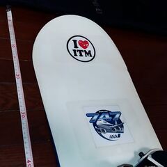 新価格☆初中級者に■K2■ACCESS149■バインディング付 ■航空Fanボーダー必見■B747/ITMステッカー付きの画像