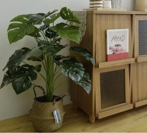 モンステラ フェイクグリーン　造花　人工観葉植物