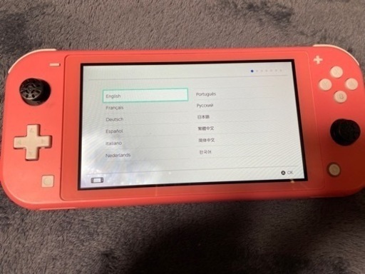 ニンテンドースイッチライト 本体のみ コーラル ピンク Nintendo Switch Light