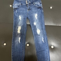 ハイウエストデニムパンツ