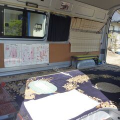 [最終値引き] タイムセール７日間　➤（2/26~3/4)　ハイエースバン２００系Ⅰ型後期ディーゼル（車中泊改造最適車）の画像