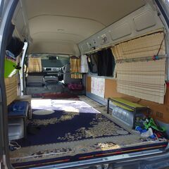 [最終値引き] タイムセール７日間　➤（2/26~3/4)　ハイエースバン２００系Ⅰ型後期ディーゼル（車中泊改造最適車）の画像