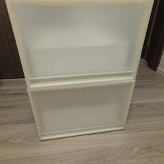 【無印良品】PPクローゼットケース 深 2コ＋不織布ケース4枚 セットの画像