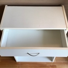 無料¥0円！　引出し付きカラーボックス60cm幅の画像