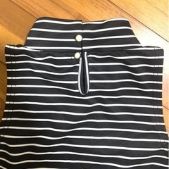 【値下げ大処分セール！】【美品】ボーダー ハイネックタンクトップの画像