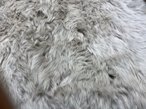 【値下げ】長毛ムートン ラグ  使用1ヶ月