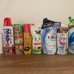 【お譲り先決定】総額3000円程度　日用品(7点新品1点used)