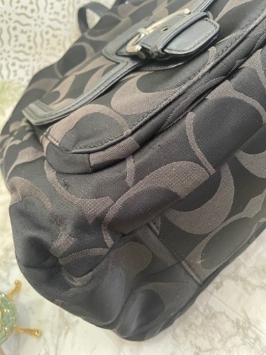 新品未使用　coach  黒　大量　大きめサイズ