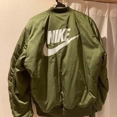 ナイキ スウッシュロゴ　MA-1 ブルゾンの画像