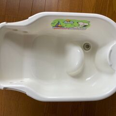 【美品】ベビーバス　湯温計付き　スヌーピーの画像