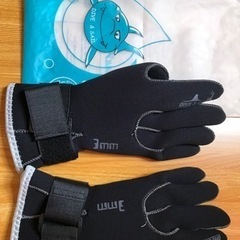 ダイビンググローブ3mmウエットスーツ素材　未使用品