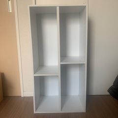 カラーボックス  ホワイトの画像