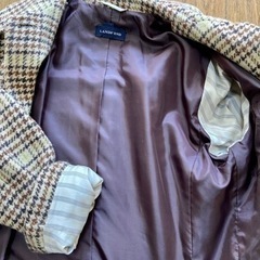LAND’S ENDオールウール冬物コートMサイズの画像