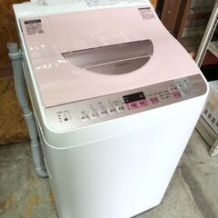 【動作保証あり】SHARP シャープ 2017年 ES-TX5A 5.5kg/3.5kg 洗濯乾燥機【管理KRS421】