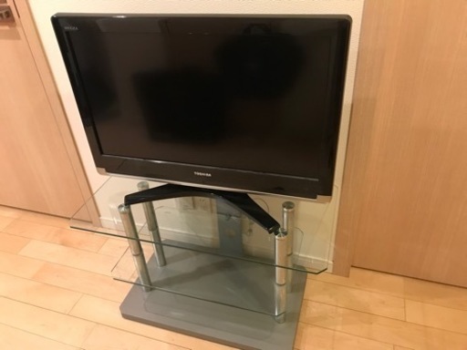 液晶テレビ  TOSHIBA REGZA テレビ台・B-CASカード付き