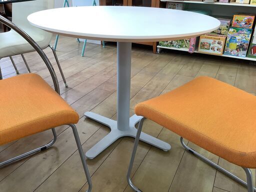 トレファク花小金井店】円形ダイニング3点セット/ニトリダイニング3点