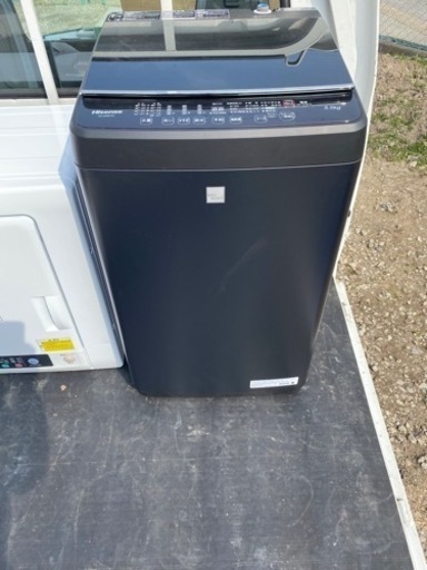 ^_^  ハイセンス　2021年式　5.5kg 全自動洗濯機　HW-G55E7KK