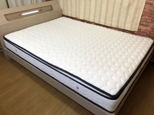 🌈【送料無料】ダブルサイズベッド マットレスセット