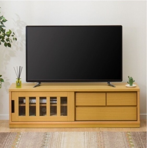 ★中古★ ニトリ テレビボード ローボード アカツキ150 ナチュラル