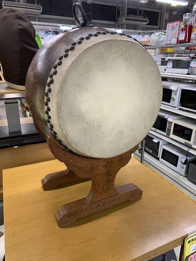★来店限定★　□和太鼓　台座・バチ付き