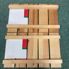 【未使用】DCMの木製すのこ28×45×4.5 2枚の画像