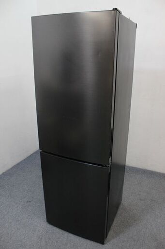 マクスゼン 157L 大容量 2ドア 新生活 右開き 単身 家族 黒 ガンメタリック 一人暮らし 2020年製 MAXZEN 中古家電 店頭引取歓迎 R5256)