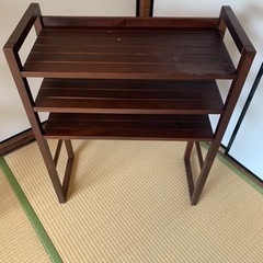 受け渡し者決定済み☆木製ラックの可動棚☆