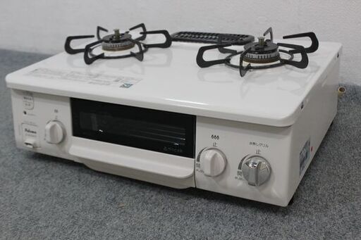 パロマ IC-S37SH R 13A ガステーブル 都市ガス用 右強火タイプ 幅56cm 水なし片面焼き 2018年製 Paloma 中古家電 店頭引取歓迎 R5258)