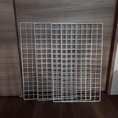 ワイヤーラック　壁掛け　4枚の画像