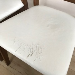 《お話中》ダイニングチェア　2脚の画像