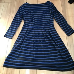 NATURAL BEAUTY BASIC ボーダー　ワンピースの画像