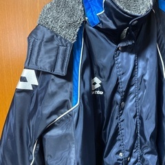lottoベンチコートMサイズ　ネイビーの画像