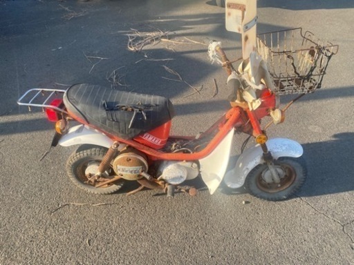 ヤマハ　チャッピー50 部品取り　クランキングOK  引取限定　439