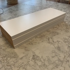 新品未使用　建材　厚み3cm カラー化粧棚板　化粧板　4枚セット