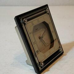 ☆美品☆ SEIKO EMBLEM HR592K セイコー エンブレム 3針 置き時計 アラーム機能付きの画像