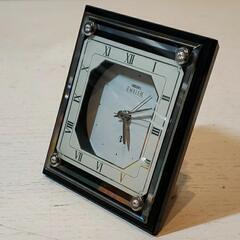 ☆美品☆ SEIKO EMBLEM HR592K セイコー エンブレム 3針 置き時計 アラーム機能付きの画像
