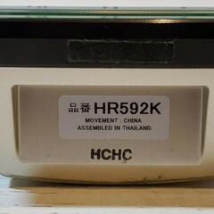 ☆美品☆ SEIKO EMBLEM HR592K セイコー エンブレム 3針 置き時計 アラーム機能付きの画像