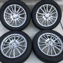 155/65R14バリ山スタッドレスタイヤ付きホイール4本 タント、ワゴンR、ムーヴ等に！ランクA