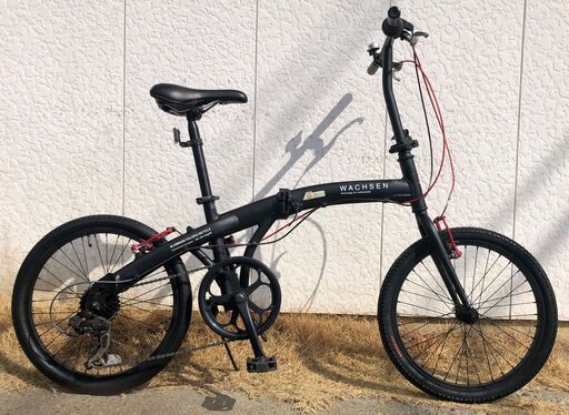 WACHSEN 20インチ折り畳み自転車 アルミフレーム 6段変速